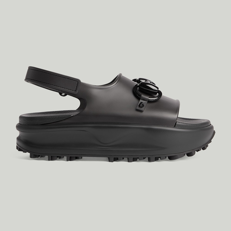742435.JAAC9.1000.001.100.0000.Light Womens Horsebit flatform sandal